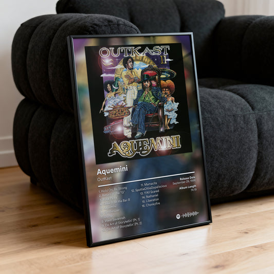 OutKast 'Aquemini' Album Poster