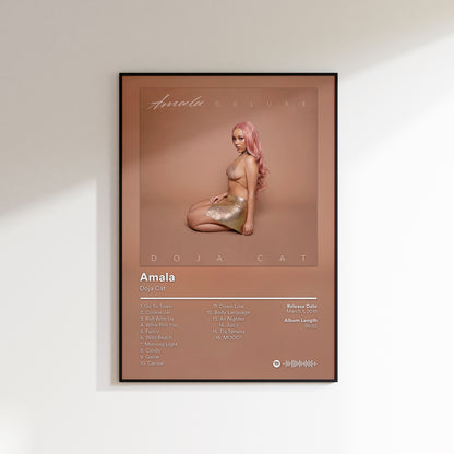 Doja Cat 'Amala' (Deluxe) Album Poster