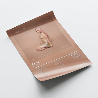 Doja Cat 'Amala' (Deluxe) Album Poster