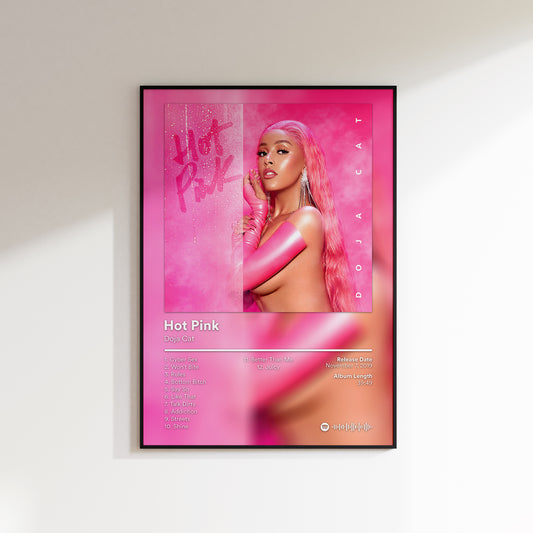 Doja Cat 'Hot Pink' Album Poster