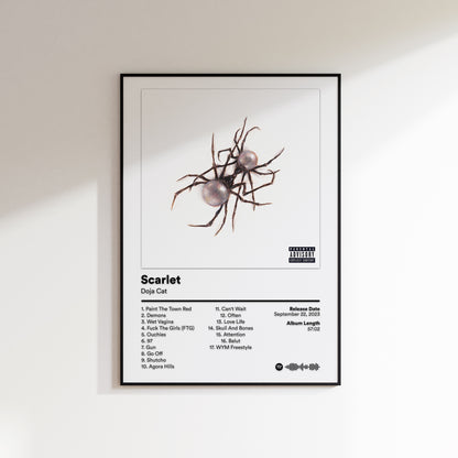 Doja Cat 'Scarlet' Album Poster