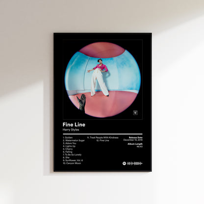 Harry Styles 'Fine Line' Album Poster