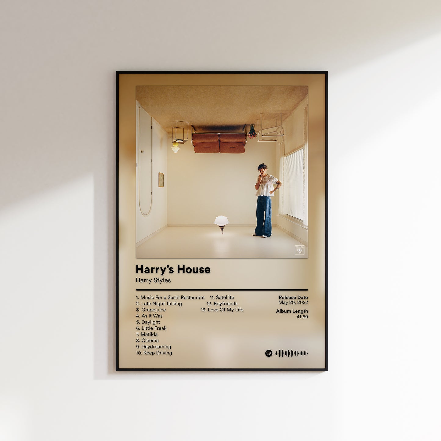 Harry Styles 'Harry's House' Album Poster