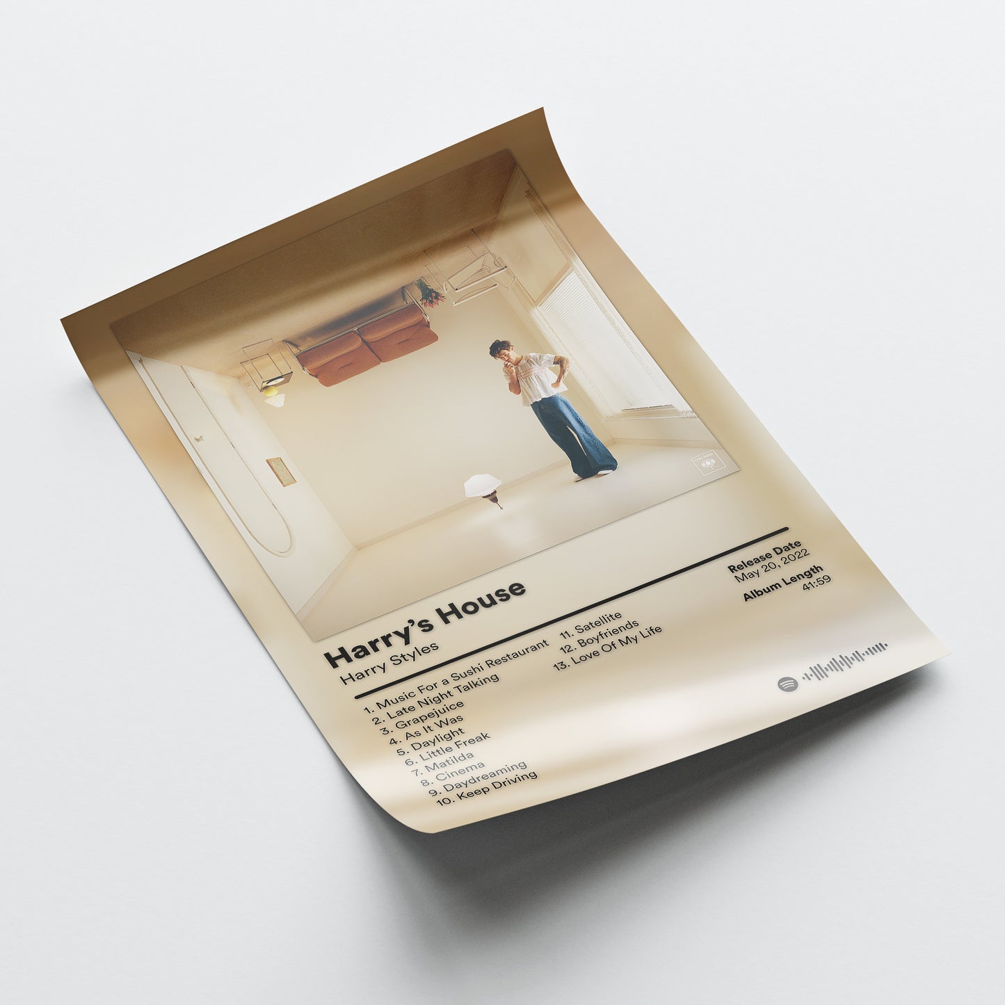 Harry Styles 'Harry's House' Album Poster