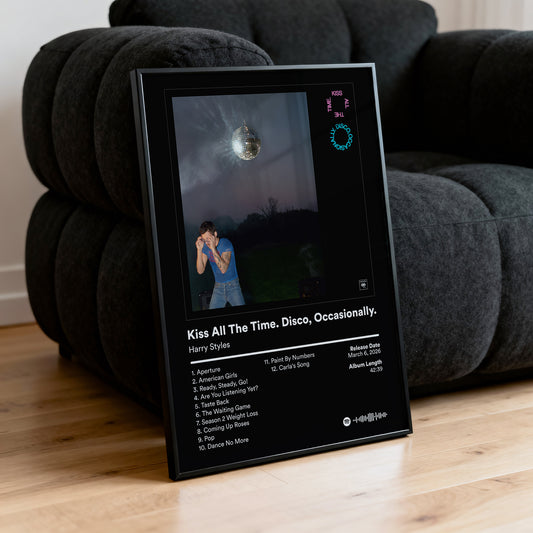 Harry Styles 'Kiss All The Time. Disco, Occasionally.' Album Poster
