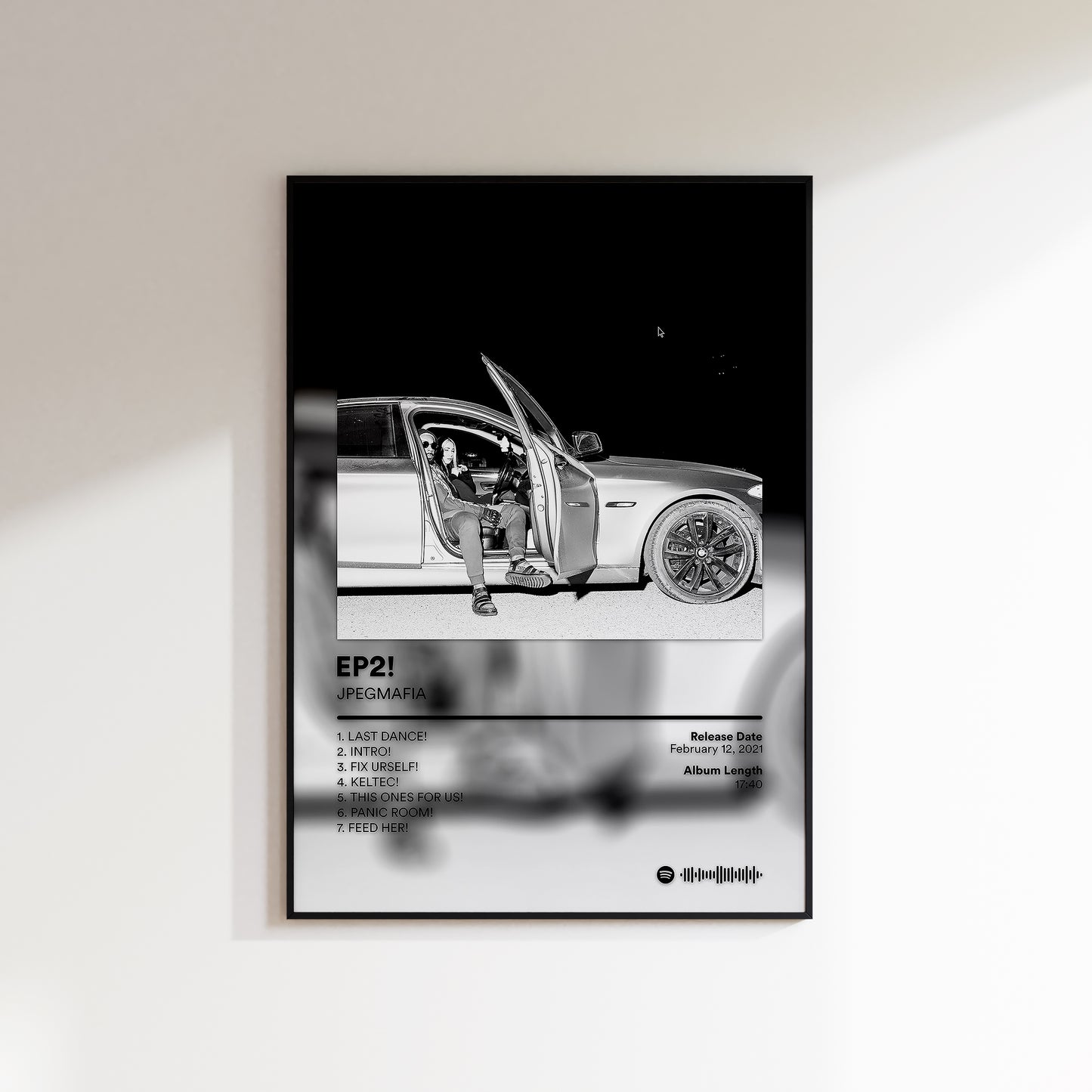 JPEGMAFIA 'EP2!' Album Poster