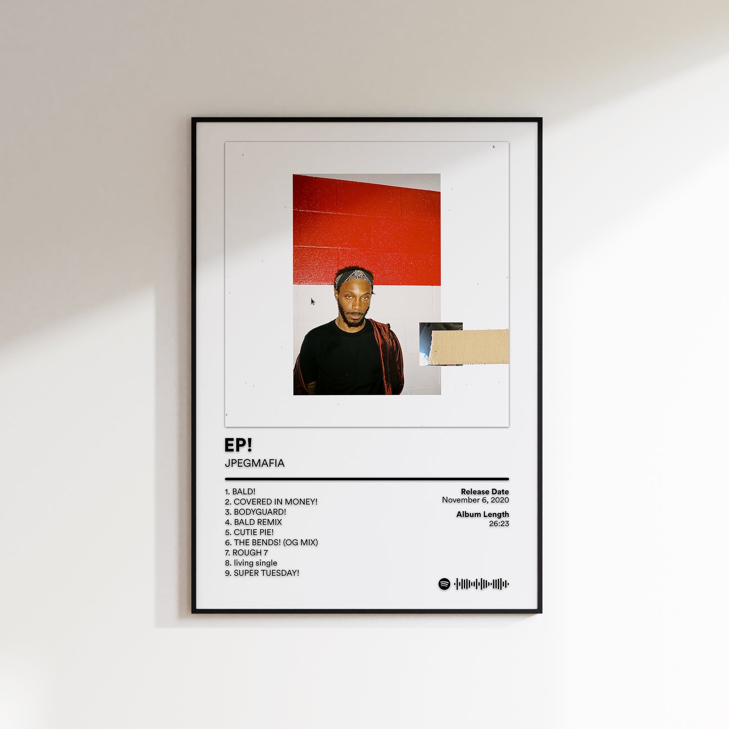 JPEGMAFIA 'EP!' Album Poster