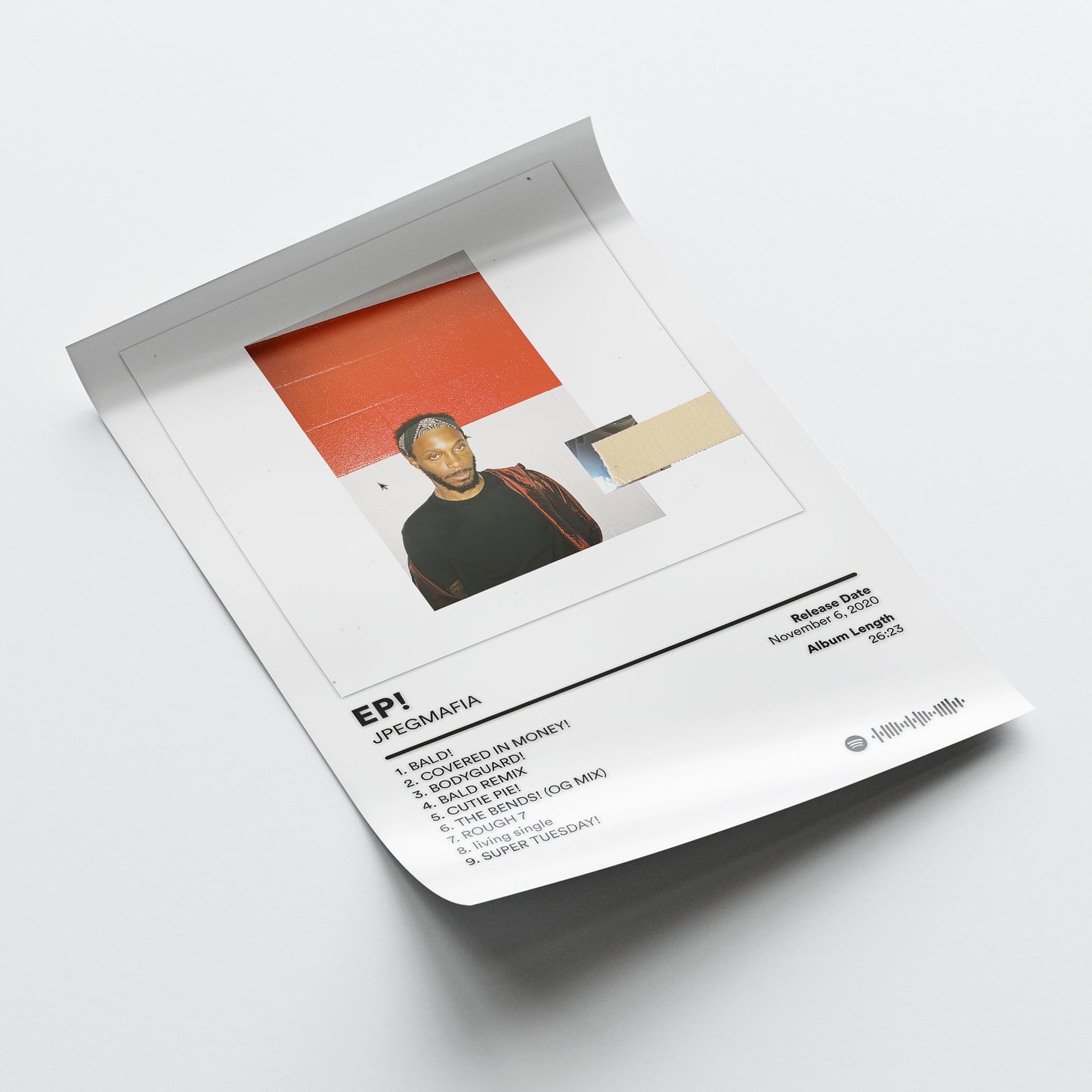 JPEGMAFIA 'EP!' Album Poster