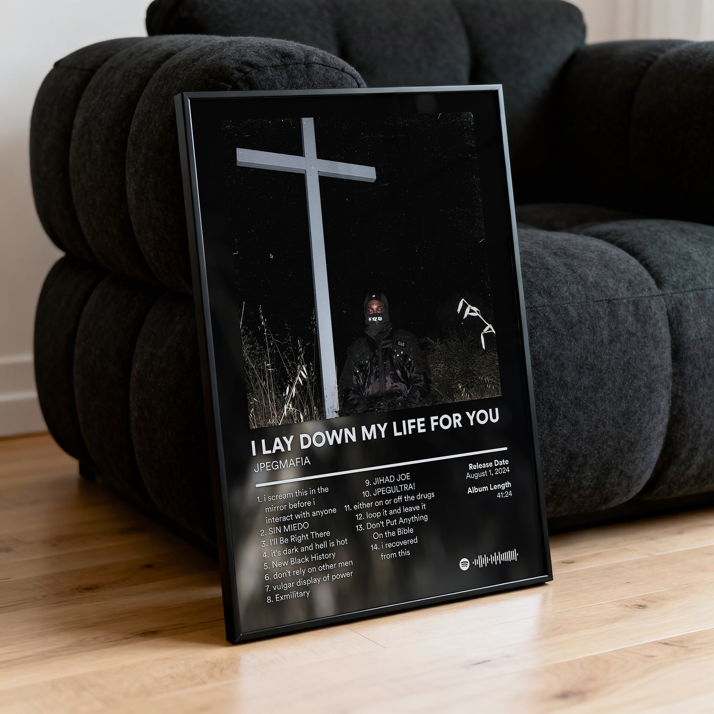 JPEGMAFIA 'I LAY DOWN MY LIFE FOR YOU' Album Poster