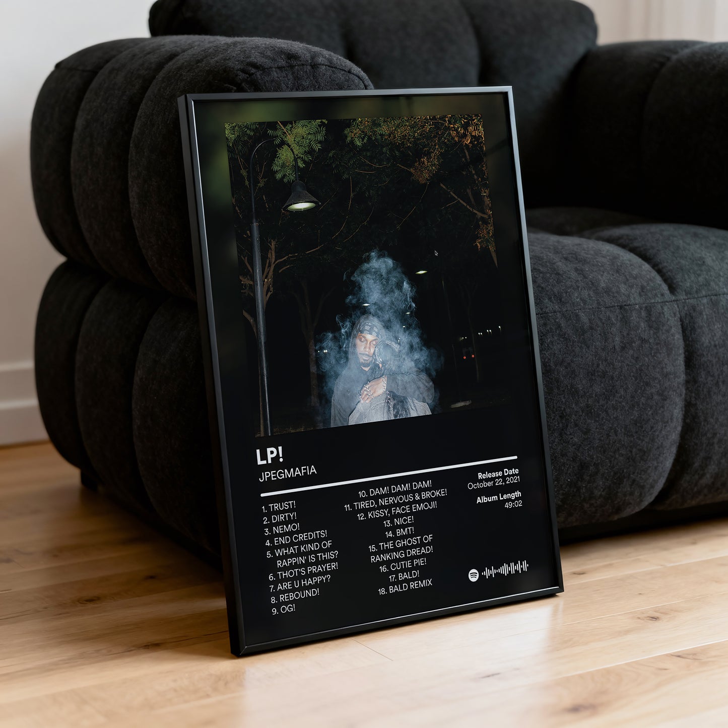 JPEGMAFIA 'LP!' Album Poster