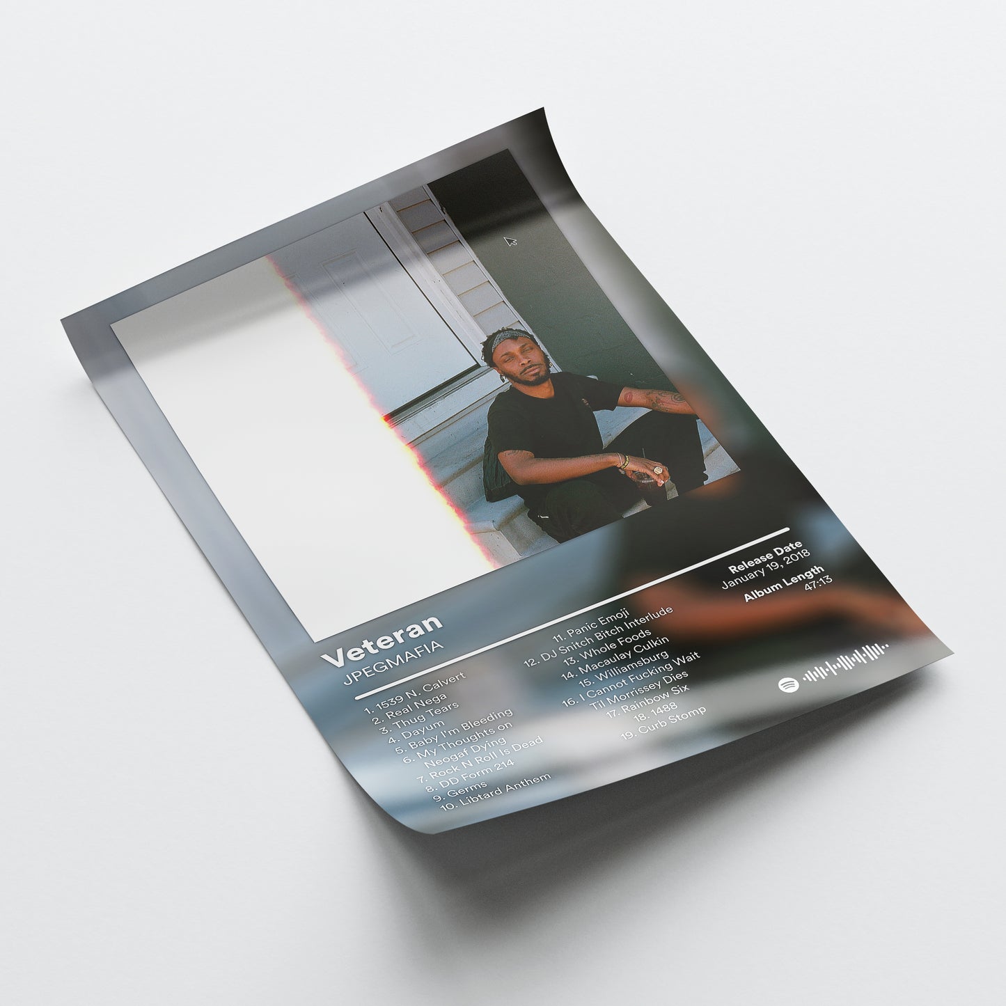 JPEGMAFIA 'Veteran' Album Poster