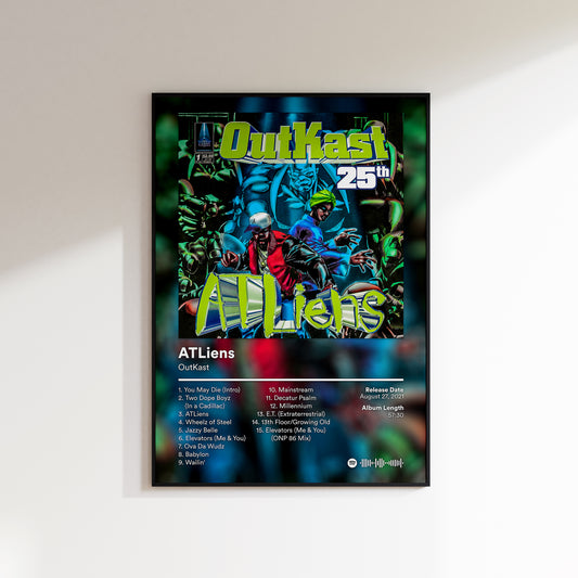 OutKast 'ATLiens' (25th Anniversary) Album Poster