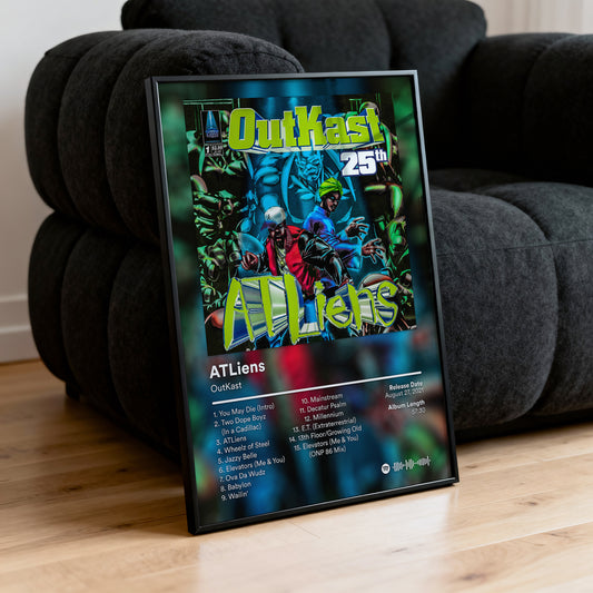 OutKast 'ATLiens' (25th Anniversary) Album Poster
