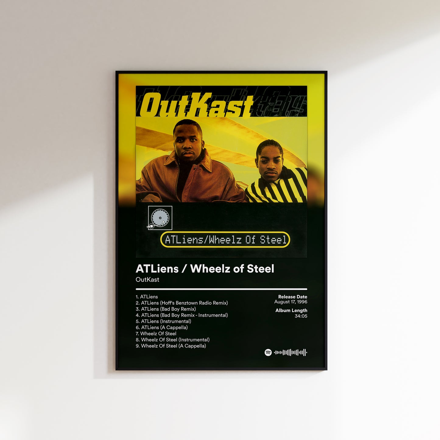 OutKast 'ATLients / Wheelz of Steel' Album Poster