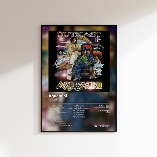 OutKast 'Aquemini' Album Poster