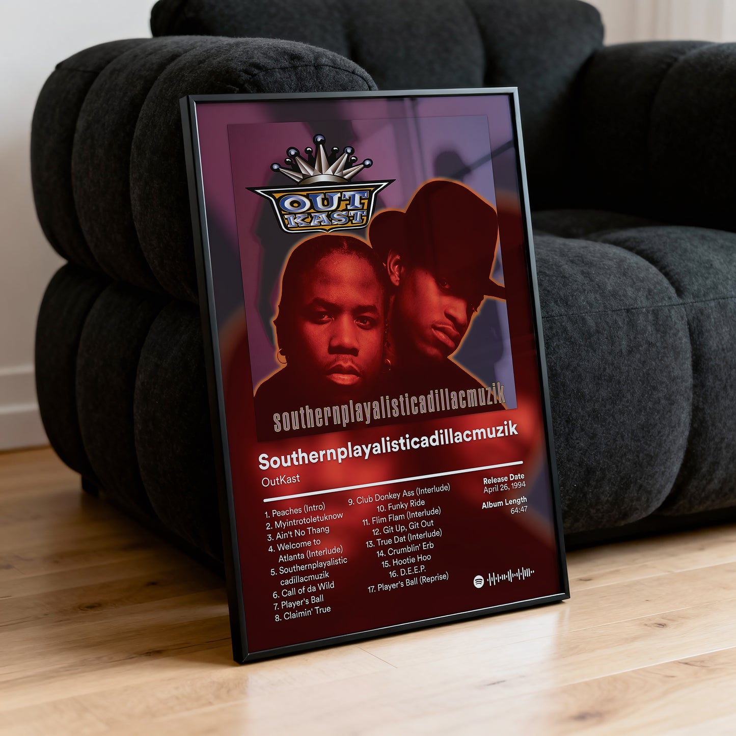 OutKast 'Southernplayalisticadillacmuzik' Album Poster
