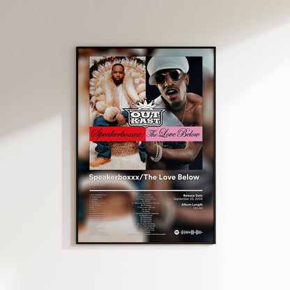 OutKast 'Speakerboxxx / TheLoveBelow' Album Poster