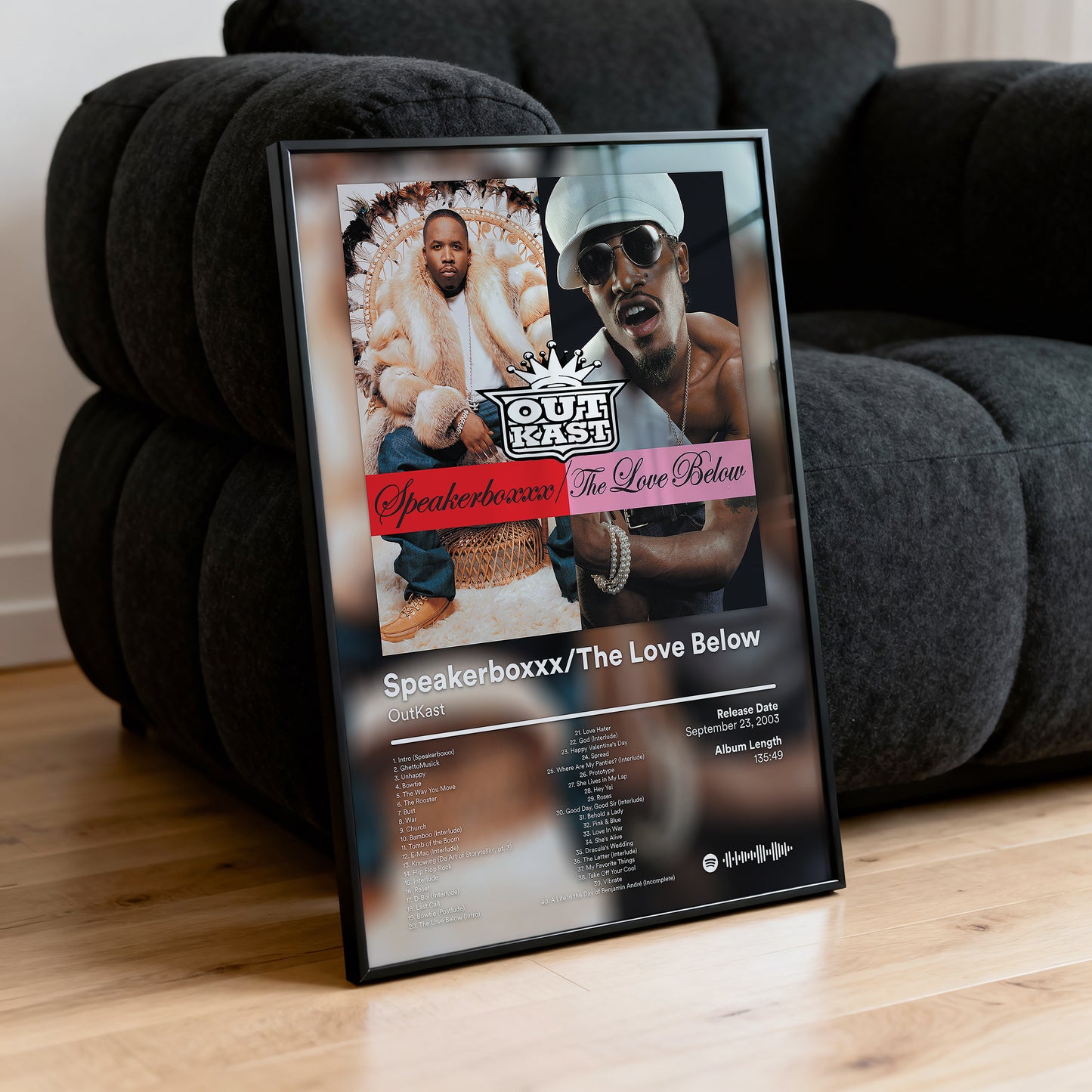 OutKast 'Speakerboxxx / TheLoveBelow' Album Poster
