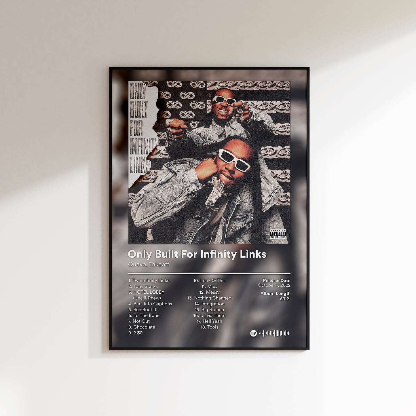 Quavo 'Only Built For Inifinity Links' Album Poster