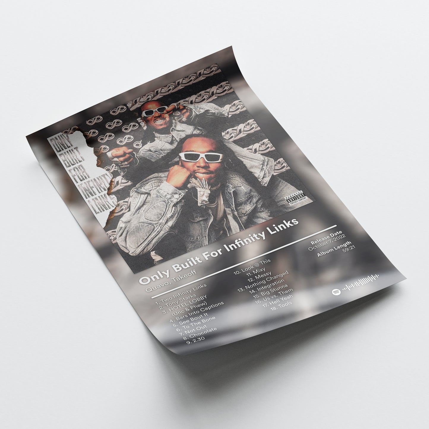 Quavo 'Only Built For Inifinity Links' Album Poster