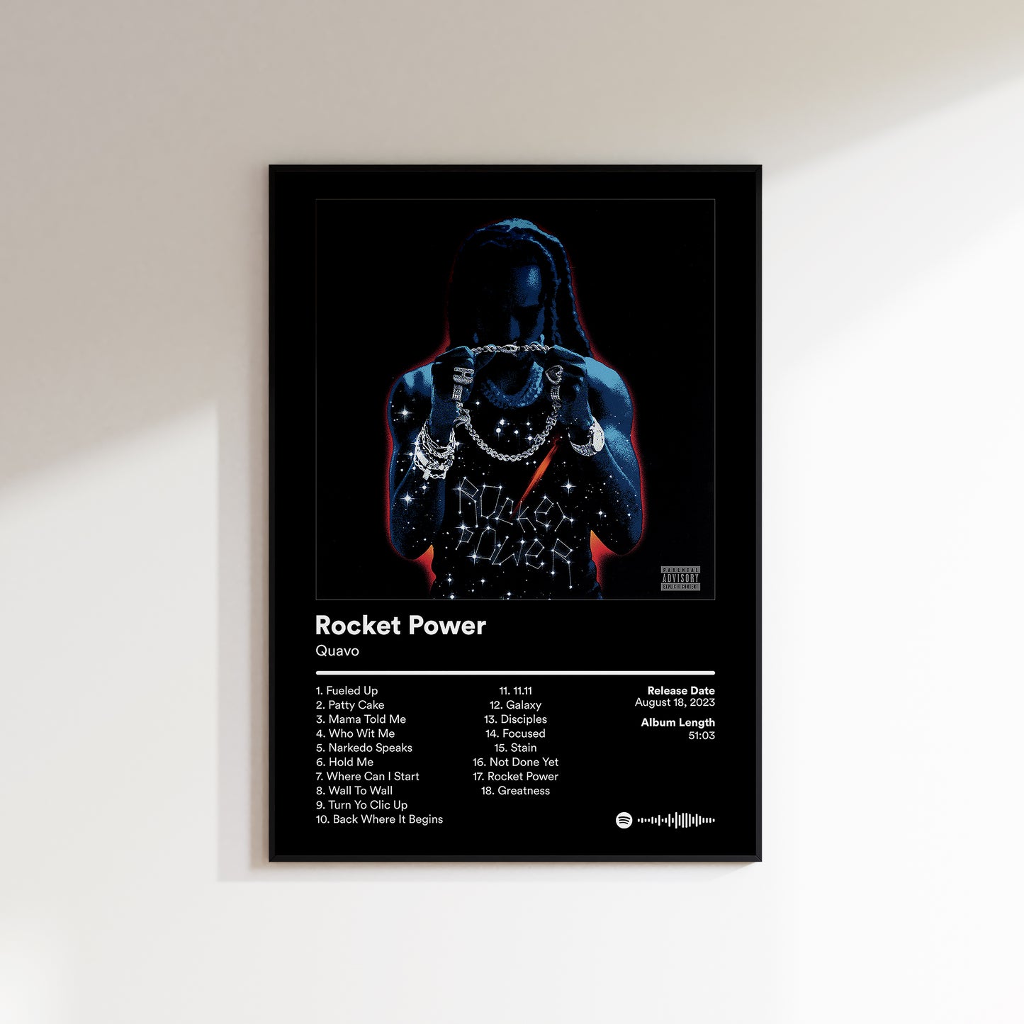 Quavo 'Rocket Power' Album Poster