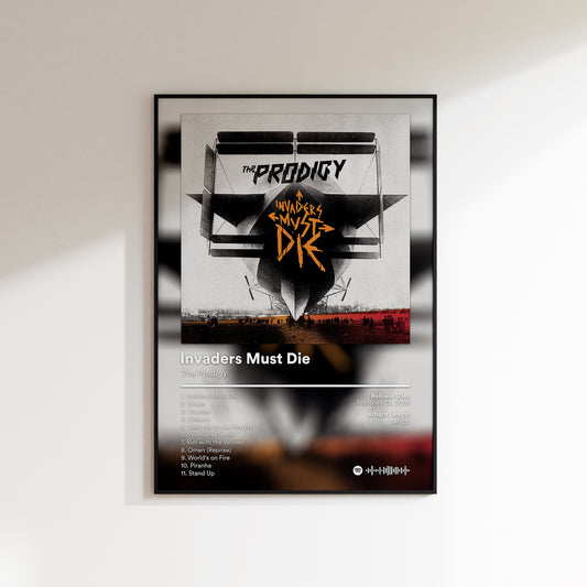 The Prodigy 'Invaders Must Die' Album Poster