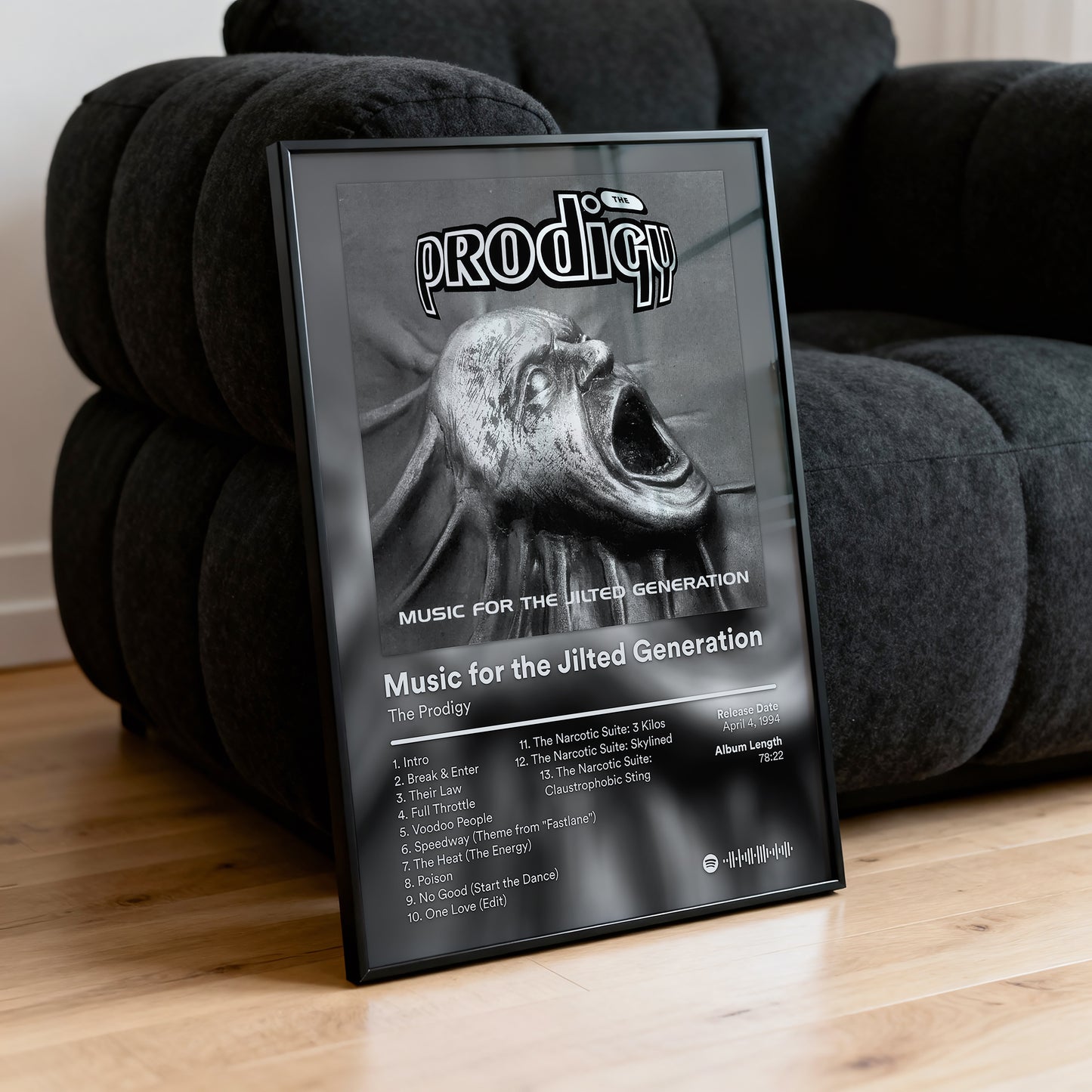 The Prodigy 'Music For The Jilted Generation' Album Poster